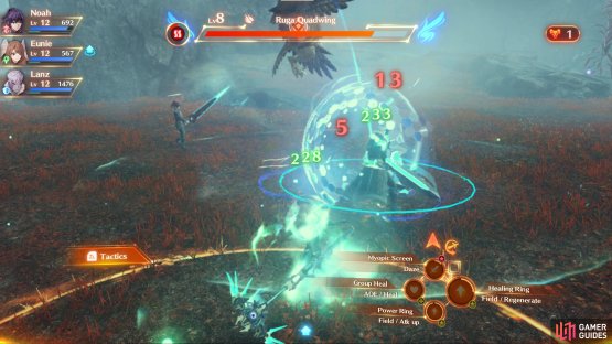 you’ll need to keep the HP up of your allies while playing as Eunie.
