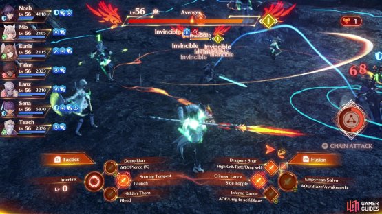 Avenger is invincible while using Critical Vengeance.