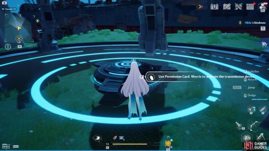 Use your Morris pass to teleport to the island of Earwyn.