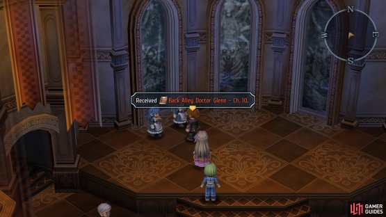 then return to the auction and speak to this maid to get the next chapter of Back Alley Doctor Glenn.