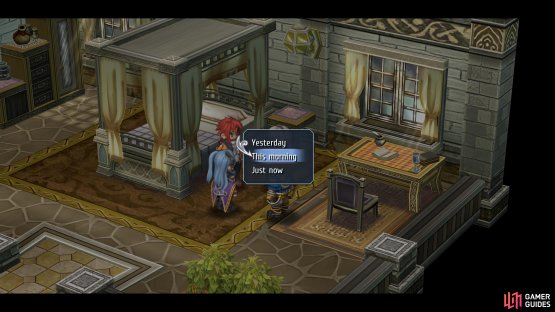 then return after speaking with Campbell for a further two choices.