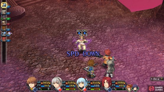 Be sure to debuff Garcia’s Speed