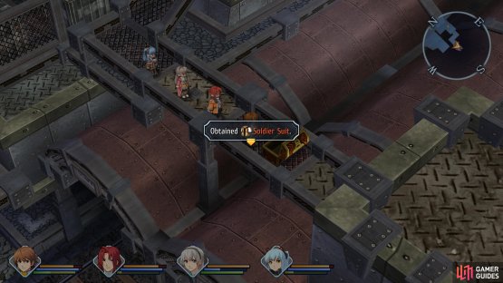 and go outside on the second floor to score a Soldier Suit.