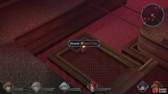 You will find two monster chests in this section that feature weapons for Joshua