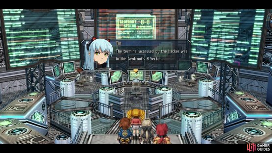 which, after much chatter, will lead to Tio tracking down the hacker.