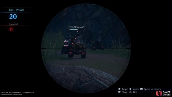 you will need to be quick so fire away at the bodies with a fully upgraded sniper rifle.