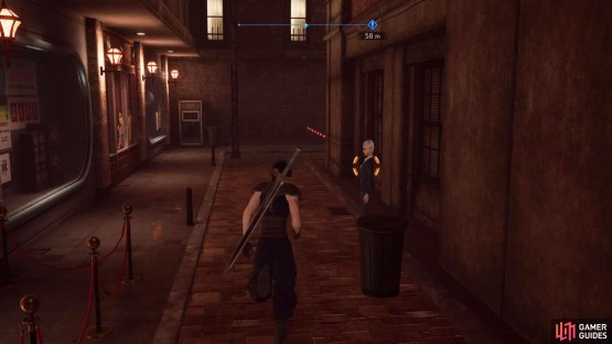 The LOVELESS Study Group Fan Club NPC can be found in the north of LOVELESS Avenue in Sector 8.