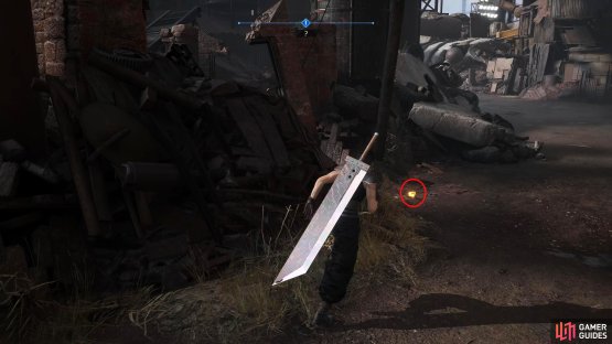 You can find the tools for the wagon to the left of the church.