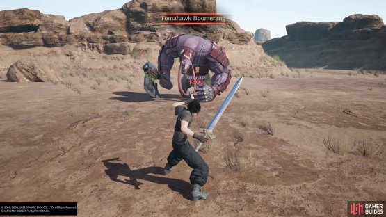 Tomahawk Boomerang will still hit hard with higher VIT and Barrier so keep your HP up.