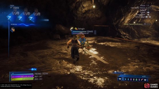 Defeat the Sahagin on the upper level for the Coffin Key