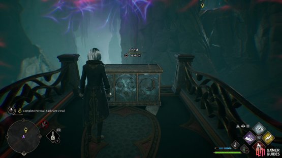 where you’ll find a large chest you can loot.