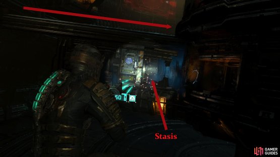 Pull the Clutch Generator Module right with Kinesis then use Stasis before placing it into the Centrifuge.