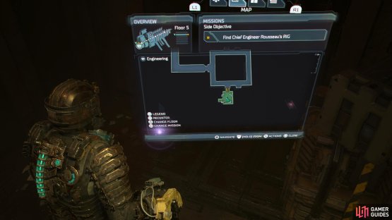 You’ll need Security Clearance Level 3 to get this RIG. When you do, head to the Engineering Engine room and enter the Level 3 door there.