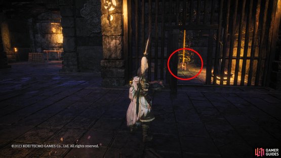 Then unlock the door directly opposite the ladder when you reach the top.