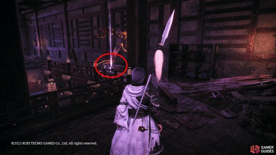 When you reach the next floor, turn left to find the Marking Flag.