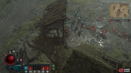 to find the statue sitting in a small wooden shack.