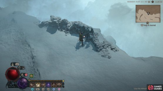 another statue that overlooks a cliff.