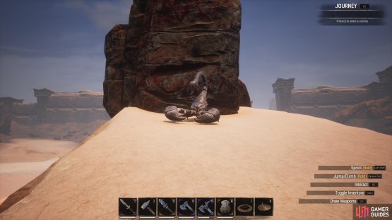 Look for the King Scorpion on the small hill to the northwest of The Unnamed City.