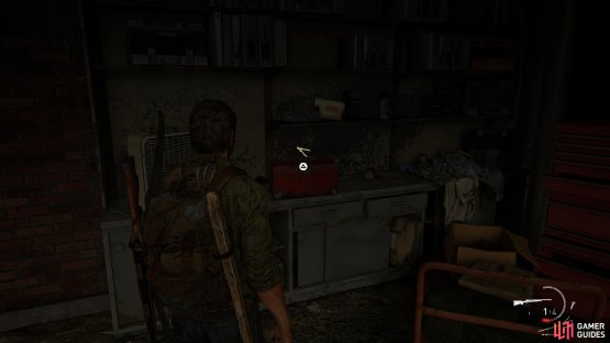 then enter the garage to find the Tool Level 2 Upgrade