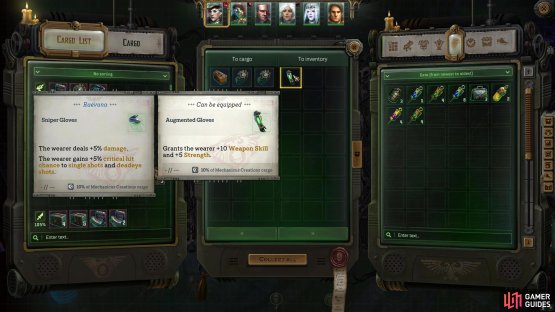 Inside, you’ll find the Augmented Gloves!