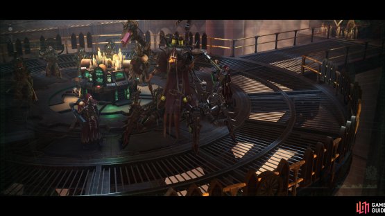 Explore the forge world of Kiava Gamma to find that its leader, Fabricator-Censor Cubis Delphim has fallen to Chaos.