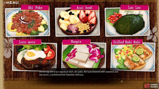 Each dish looks different and you will need to memorize what each customer wants.