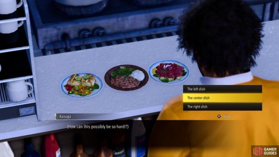 Make sure you pick the right dish, as this is the last chance you have to impress.