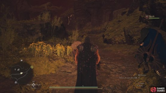 If Gautstafr is too slow for your liking, pick him up and carry him back.