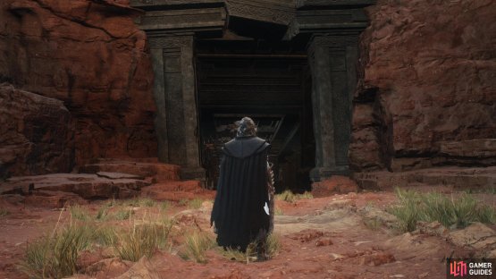 Your first stop is the distant dungeon “Drabnir’s Grotto”,