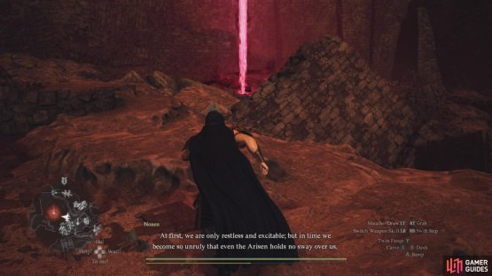 Head over and activate it to begin the final quest in the game. This will end your current playthrough.