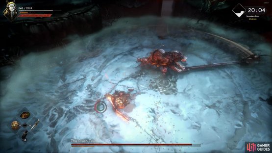 However, the Multi-Sweep attack will always go anti-clockwise. Get to the back of the arena to avoid the attack.