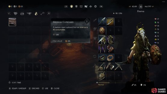 After purchasing a furnishing, select it in the inventory and then use it from the action bar.