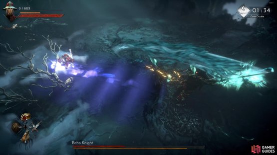 This will be followed up with a spinning attack unleashing an orb.
