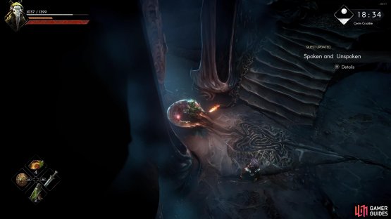 After speaking to Elsa, add a Fallen Ember to the altar with a bit of your blood.