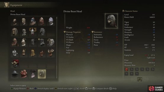 Equip the Divine Beast Head you get from the boss against its namesake