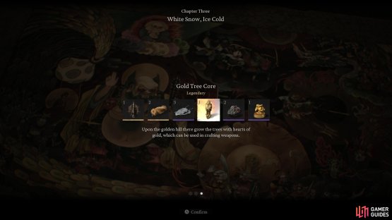 You’ll get a Gold Tree Core for defeating Yellowbrow at the end of Chapter 3.