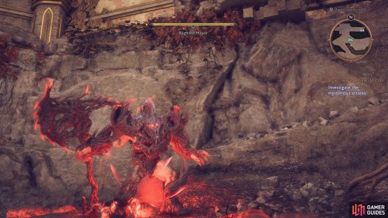 After leaving him to die, the Blighted Mayor becomes a boss exclusive to this choice.