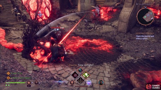 Focus on clearing out the other Darkspawn and Boils before attempting to take on the Champion.