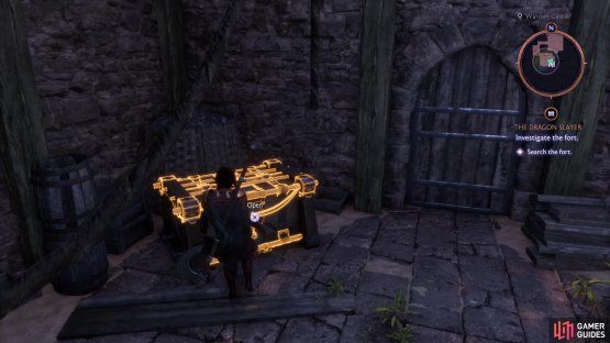 Follow the corridors south and you’ll walk right by this chest.