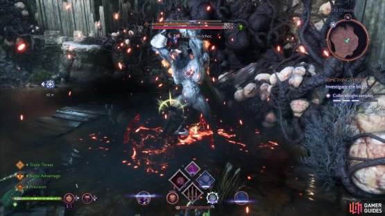 The melee from the Disciple-in-Ichor is dangerous due to the explosions.