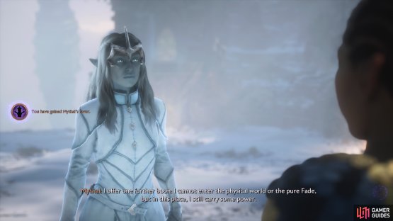 Convincing Mythal is the best outcome in this choice.
