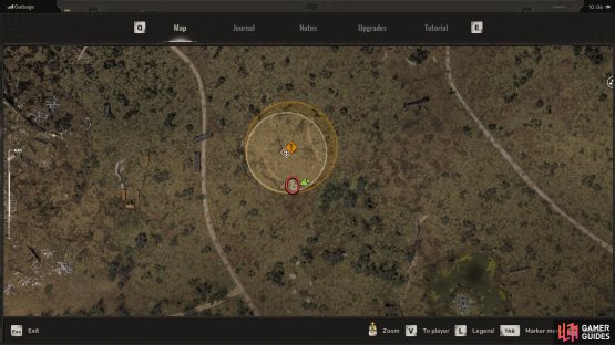 After reaching the objective area, make your way south, where you’ll find a shed with a corrugated roof.
