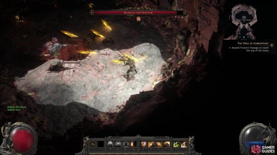 Balbala will toss daggers that will track you.