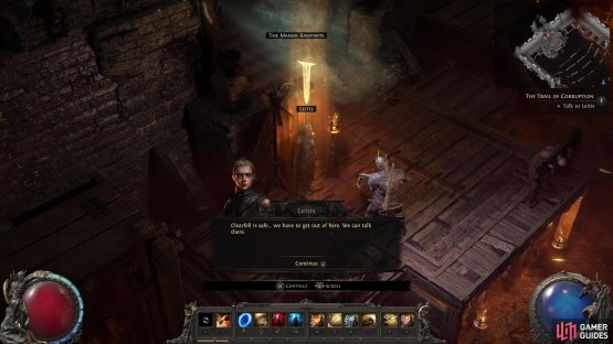 Release Letis after the Executioner is defeated.