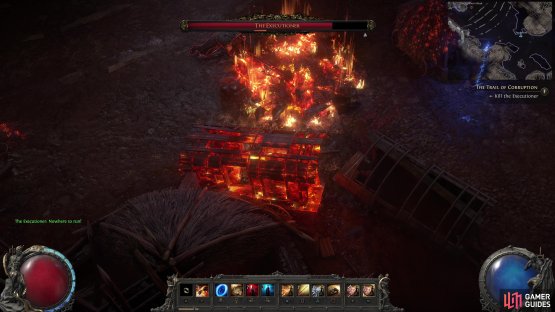 The Explosion attack has a large radius, be sure to create some distance.