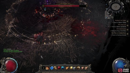 Marked for Death will cause pools of blood to appear across the arena.