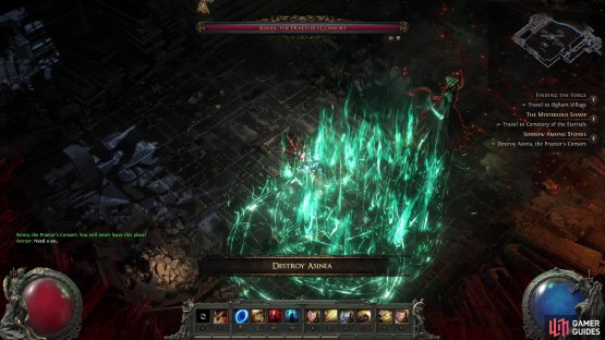 The Spirit Sigils will explode after a short duration.