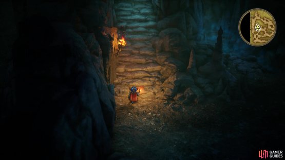 Descend into the depths of the Dragonlord’s Castle - B3, then go up some stairs along the western edge of the map,