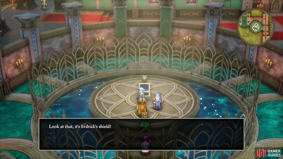 Loot a blue chest to in Cannock Castle - 1F to obtain Erdricks’ Shield,