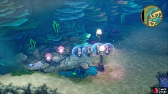 On B1, go down the northwestern stairs and press on until you encounter a pair of Octopests - the dungeon’s first minibosses!